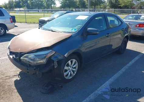 2014 Toyota Corolla Le from USA, damaged, VIN 2T1BURHE4EC228761